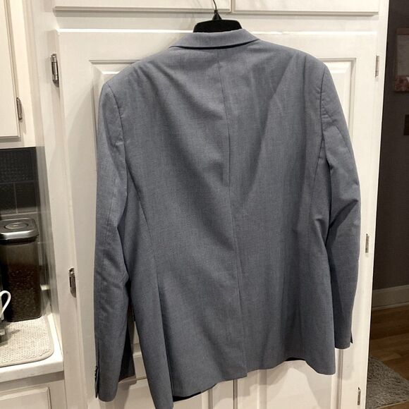 Banana republic tailored fit navy blue summer suit set 42R 33x34 - Picture 3 of 11